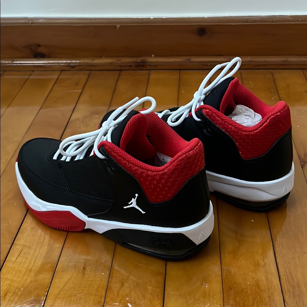 Air Jordan Black and Red Sneakers